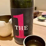 鮨 清松 - 大将のイチオシ、秋田天寿酒造の「THE1」