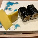 鮨 清松 - 干瓢巻きと玉子