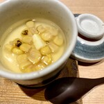 鮨 清松 - とうもろこしの茶碗蒸し