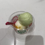 サーティワンアイスクリーム - ダブル・スモール　マスクメロンと杏仁豆腐