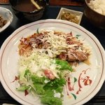 東北福祉大学　学食ふるさと - 鶏の照り焼き定食