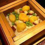 大幸庵 玄 - 季節ものの栗おこわ