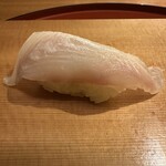 味工房 うえ川 - ヒラメにぎり