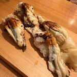 味工房 うえ川 - 蒸し穴子にぎり