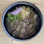 岡山屋 - 肉うどん
