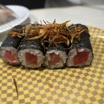 魚べい - 鉄火巻き揚げねぎのせ