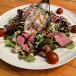 肉バル 栗坊 - ローストビーフサラダ