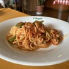 イル レガーロ - 自家製ソーセージのマリナーラソース スパゲッティ（ランチメニュー 前菜、パン、ドリンク付き）　　　　1700円