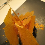 レフェルヴェソンス - ヘーゼルナッツショコラのムースと南瓜の寒天とクルスティアン､本味醂のアイスクリームとリンゴのコンフィ