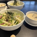 モデスティ - ミニサラダと小鉢の茶碗蒸し