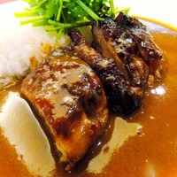 シェ・イノ - チャリティーカレー2013：福島伊達鶏のキャラメリゼとスパイシーカレー