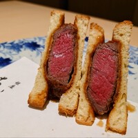 銀座 ちかみつ 六丁目 - 厳選ヒレのブリオッシュカツサンド