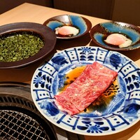 銀座 ちかみつ 六丁目 - 和牛サーロインの焼きすき焼き 