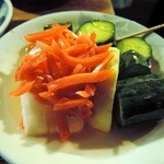 宇ち多゛ - 2014.3お新香生姜のっけてお酢