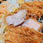 とんかつ・トンテキ たつまきや - 写真じゃ分かりませんよ〜笑