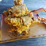 丸吉食品 - かにもずくの天ぷら