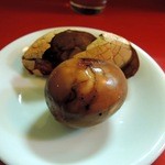 餃子の店 蘭州 - 2014.3烏龍茶玉子