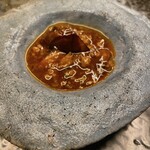 中華じげん - 浮羽の白ナスを用いた魚香茄子