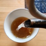 季より - 蕎麦湯