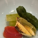 じき 宮ざわ - 冬瓜の炊き合わせ