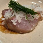 じき 宮ざわ - お造り　伊勢のハマチ