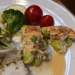 キッチン ブルー グローブ - こちらも枝豆はタップリ！！