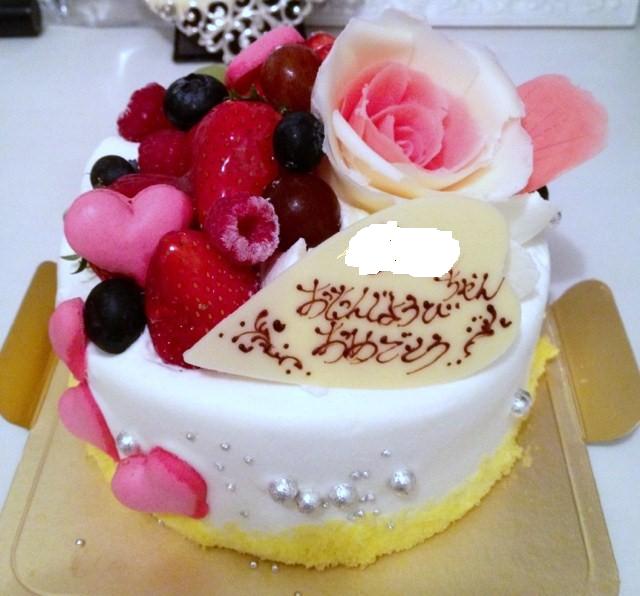 かなりハイレベルな誕生日ケーキ By シモ007 移転 ラ ローズ ジャポネ 金町 ケーキ 食べログ