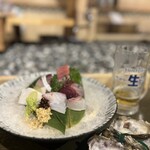 旬の魚介と合組酒 淡研 - 