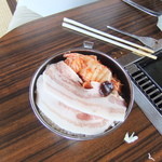 江戸前汽船 もんじゃ屋形船 - キムチチャーハン