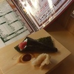 sushiizakayayataizushi - 〆は鉄火手巻きを
                      しゃりは大小言えたのかσ^_^