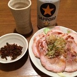 麺通 - お疲れ様でしたの乾杯とおつまみたち