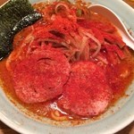 麺通 - カラフトらーめん（辛背油）こってりで　辛さ2倍　780＋20円