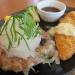 ココス - おろしハンバーグ＆白身魚フライ