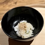 温石 - 鱧 甘長唐辛子 混ぜご飯 胡麻 小