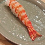 木挽町 とも樹 - 車海老。茹で立て