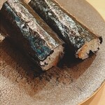 木挽町 とも樹 - つま（大根と茗荷など）の梅海苔巻き