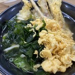 資さんうどん - サービスの天かすものせます