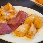 ホルモン焼肉 ばぶ - ホルモン3種盛り