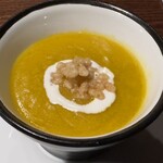 赤坂 鮨大谷 - 黒花和牛のタンサキ、南瓜の茶碗蒸し