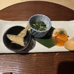 赤坂 鮨大谷 - 前菜三種