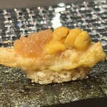 赤坂 鮨大谷 - 海老雲丹フリッター