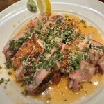 炭 軍司 - 鶏もものたたき