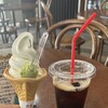 Yamamoto Shokuhin Monzen Chaya Monzen Seseragi Ten - 生わさびおろしソフトクリーム500円&アイスコーヒーL400円