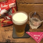 麹町いづみや しろ - カルビーかっぱえびせん・あがりビール