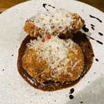 横須賀夜市 - ビーフシチューのコロッケ