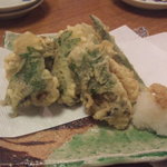 しお津 - カキの天婦羅