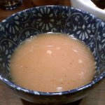 つけ麺　ちっちょ極 - スープ割り