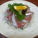 天ぷら割烹 三松 - はまちのお刺身