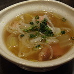 西麻布 TORI＋SALON  - 鶏の煮込みスープ（事実上は、玉ねぎスープ）