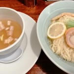 麺屋 空海 - 冷やしホタテつけ麺 1000円